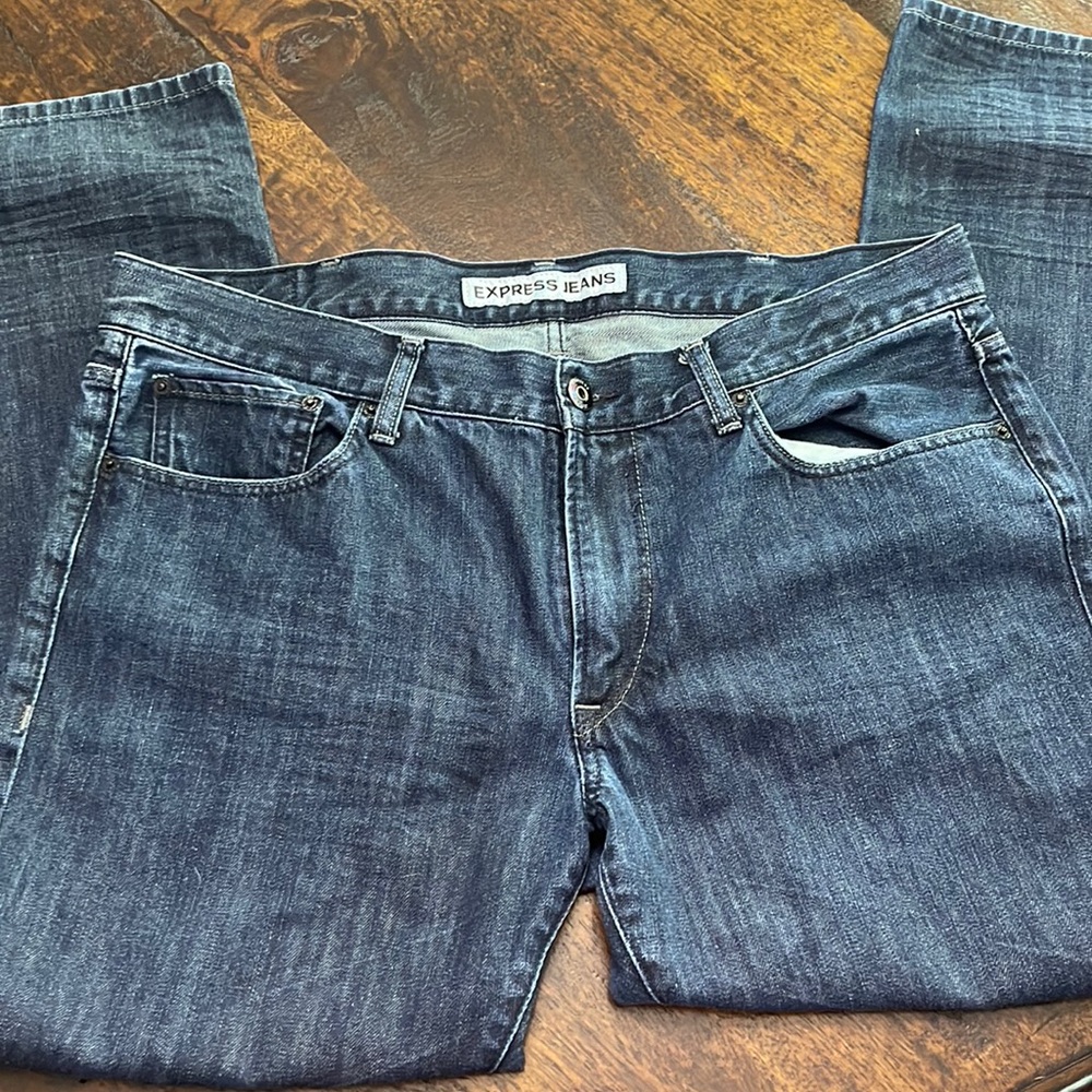 Express slim fit boot cut jeans 38 x 30